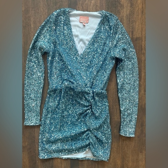 Show me your Mumu party hop frosted sequin dress - Picture 5 of 7